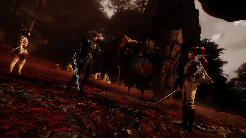 精美场景截图，展现游戏世界中的神秘遗迹与光影交错