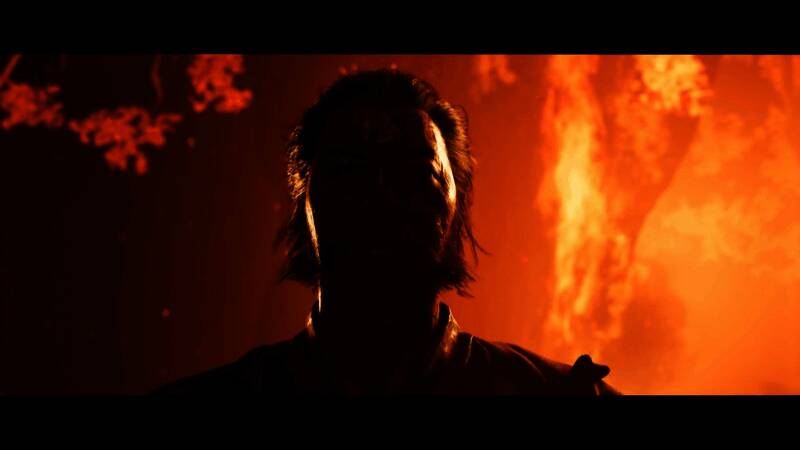 战斗动作流畅，阿津挥舞武士刀斩敌于阵前