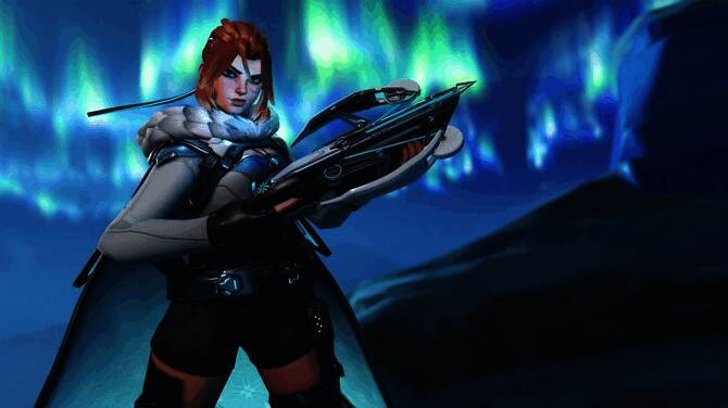 《守望先锋2》新模式Stadium战斗画面，玩家在竞技场中激烈对抗