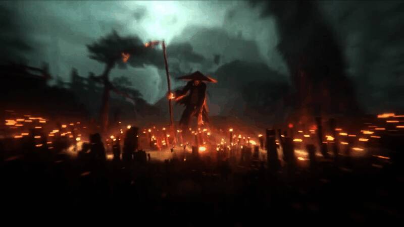 角色释放终极技能，画面光影效果震撼