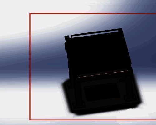 模型在界面中被鼠标拖动旋转，视角动态变化