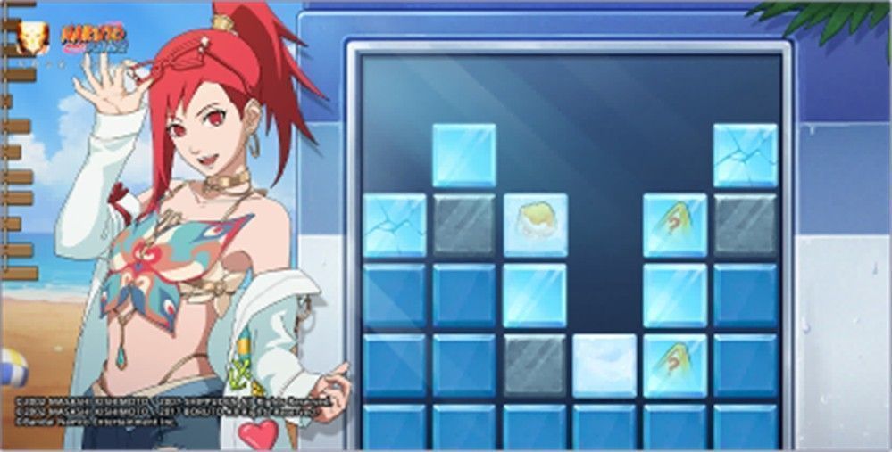 冰品屋界面展示不同道具与冰块破碎效果