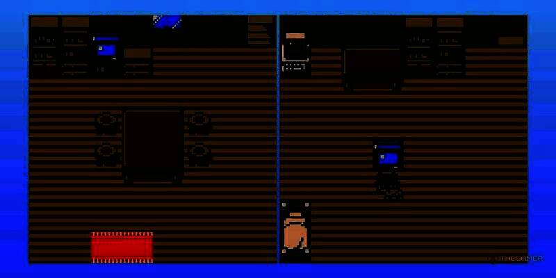 宝可梦红蓝版房屋内外对比图，窗外位置精准对应室内布局