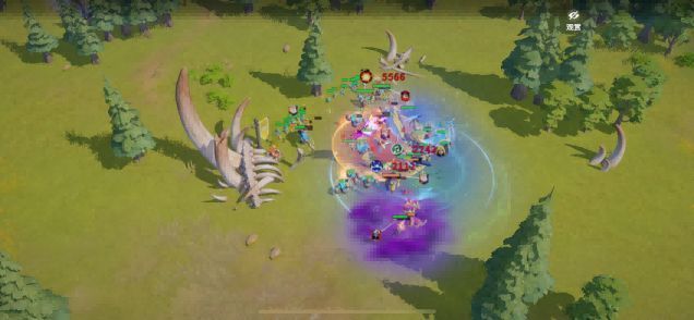 空中与地面部队交战画面，展现立体战争特色