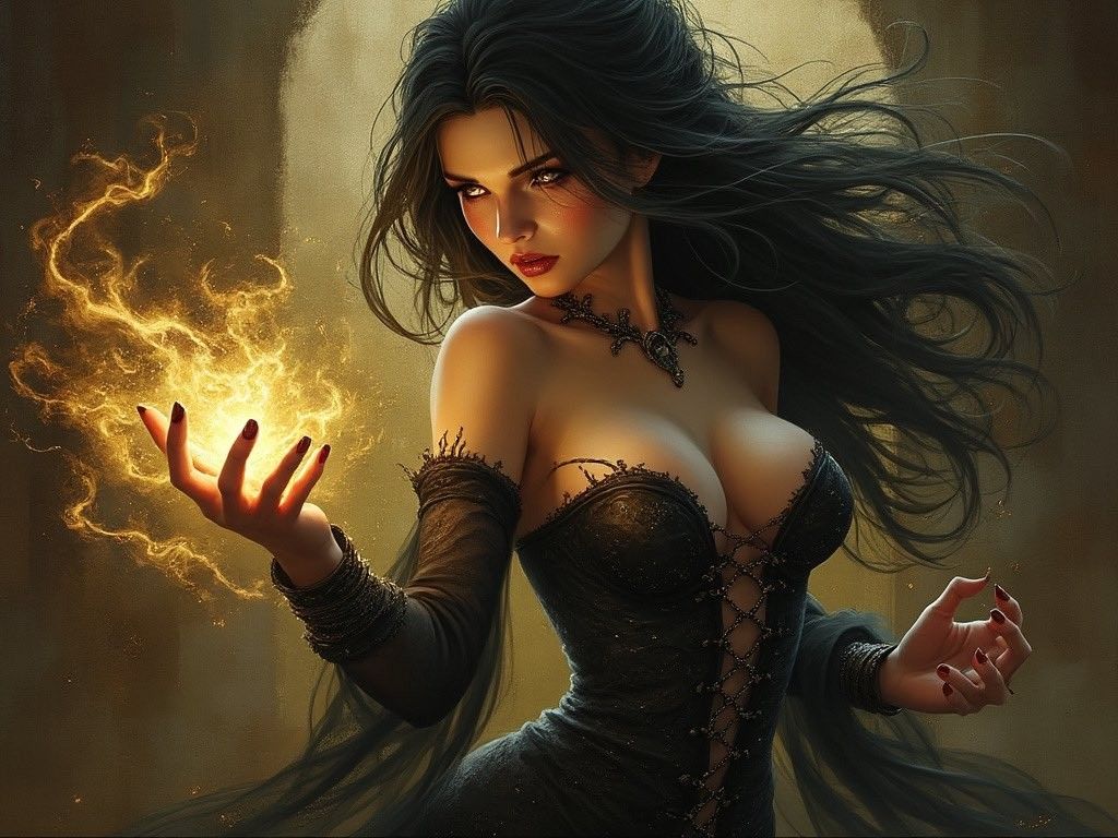 Grok文生图女巫合集，展示AI生成图像缺乏多样性