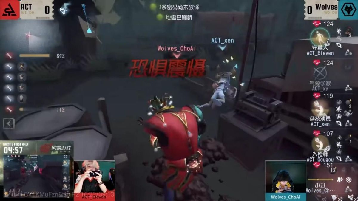 Wolves_ChoAi小丑使用恐惧震慑干扰杂技演员修机节奏