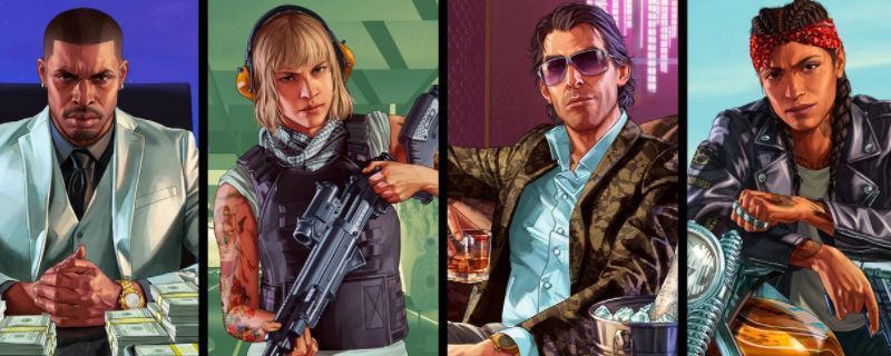 GTAOL线上模式主界面展示，玩家正准备进入职业选择流程