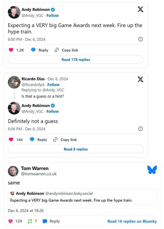 记者安迪·罗宾逊推特截图，配文强调这不是猜测，引发网友热议