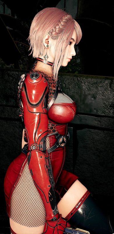 角色正面特写，眼神锐利，面部光影细腻，背景虚化突出人物