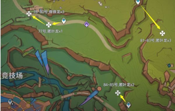 圣火竞技场东侧龙兽位置，靠近竞技场外墙，石柱林立