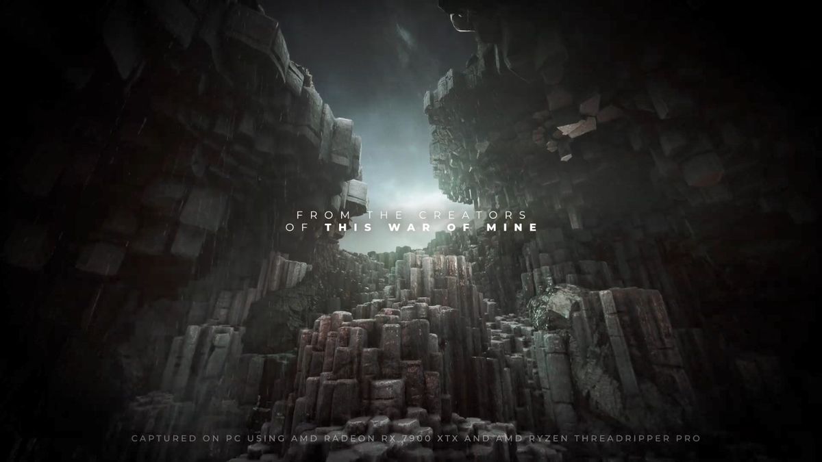 《多重人生》游戏场景截图，主角站在荒凉外星地表，远处是破碎的飞船残骸与紫色天空