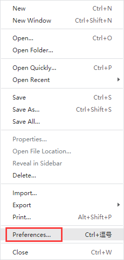 Typora偏好设置窗口界面，左侧为功能分类栏，右侧显示General通用设置区域