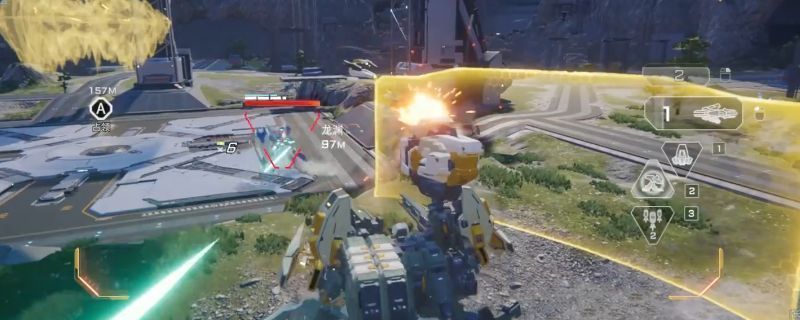 《解限机》游戏内设置界面截图，展示鼠标键盘设置中的击兵选项，界面清晰标注快捷键配置区域