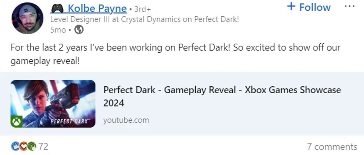 Kolbe Payne领英个人页面截图，展示其职位晋升信息及工作经历