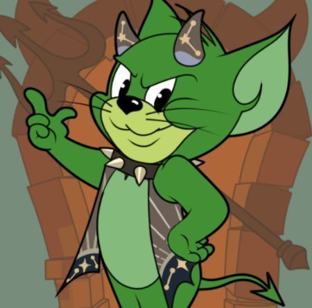 新皮肤角色群像展示，泰菲、杰瑞、汤姆身着星空主题服饰，背景为银河与星座