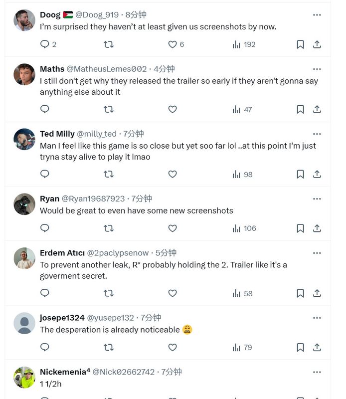 《GTA6》预告片中的动态画面截图，展现城市街头追逐与暴力冲突场景