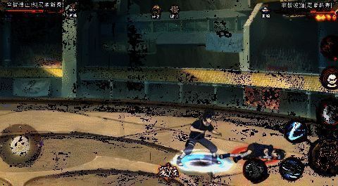 宇智波止水身穿木叶忍者服，目光坚定地站在火影岩上俯瞰村庄，背景是夕阳下的木叶村