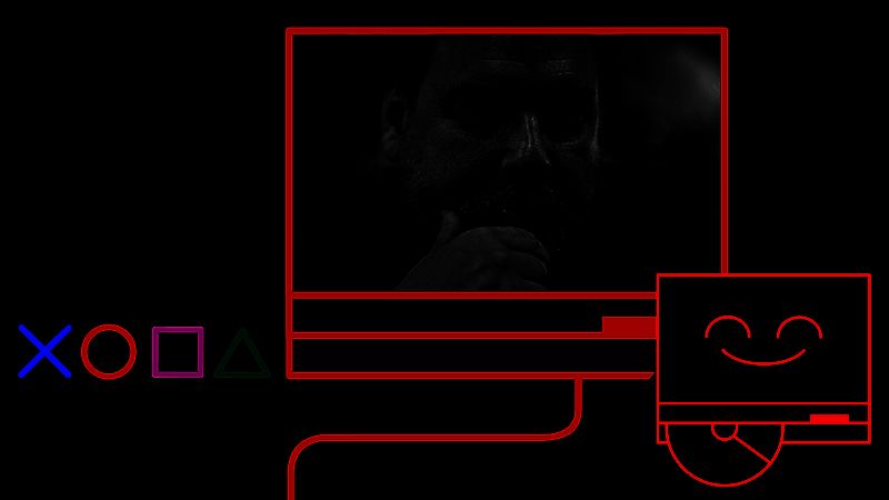 肖恩·莱登接受采访的现场照片，神情严肃地谈论游戏产业现状