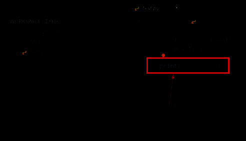 代码编辑区中多行Python代码被蓝色高亮选中，光标位于选区附近