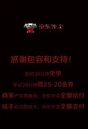 骑手正在配送京东外卖订单，餐品已装箱准备出发