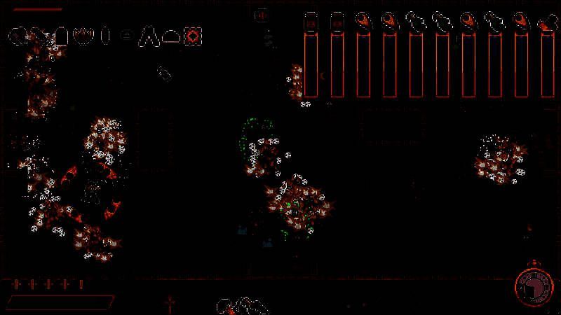 战斗场景中玩家角色释放时间停滞技能，周围敌人被冻结在空中，卡牌技能特效环绕，视觉冲击强烈