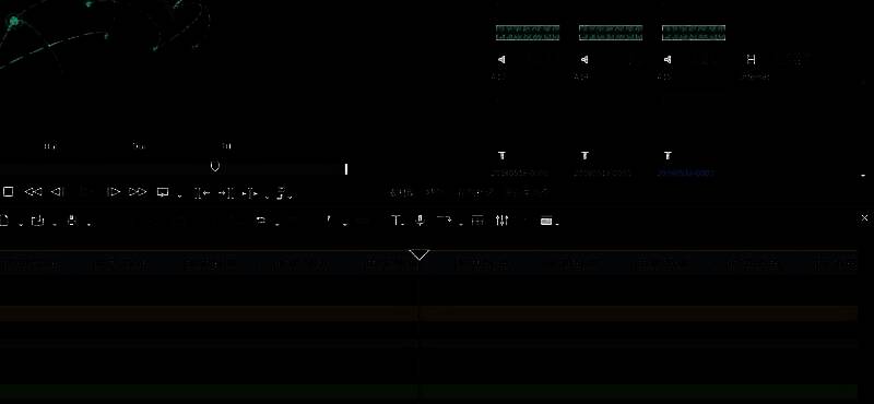 时间轴被放大至极限，每一帧独立显示，便于精确选择