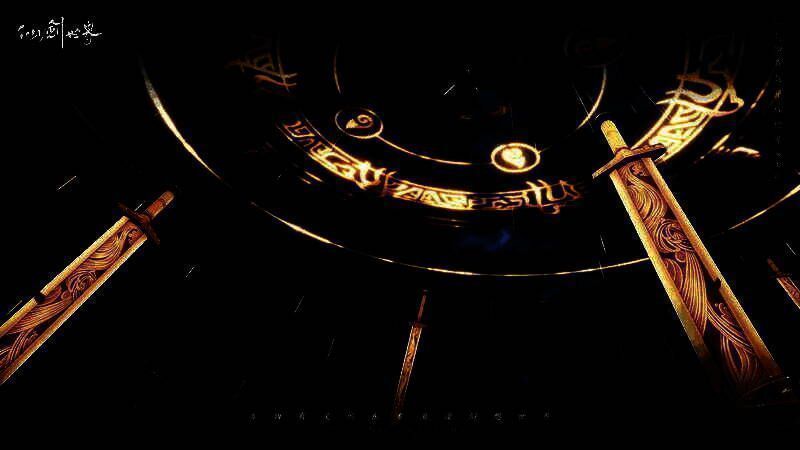 玩家在杭州城参与御剑竞速比赛，多角色御剑穿梭于古建筑群之间，场面激烈而唯美