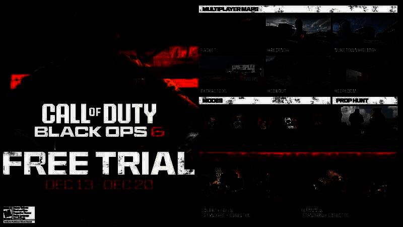 《使命召唤21：黑色行动6》多人对战场景，两支队伍在城市废墟中激烈交火，枪火与爆炸特效逼真