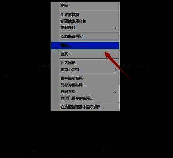 项目面板中已成功导入多个视频素材