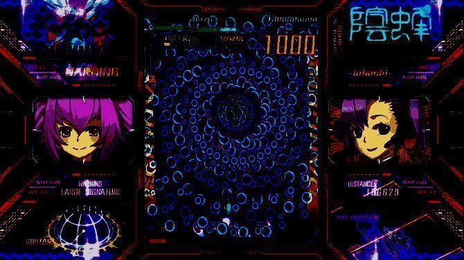 游戏UI界面展示，显示生命值、火力等级与往生次数，信息密集且科技感十足