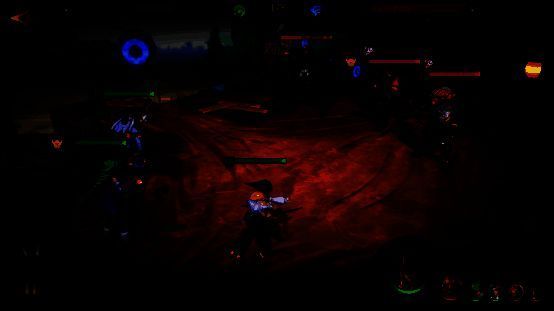 战斗战报动画界面，角色动作流畅，技能特效华丽，时间轴清晰标注每个回合操作