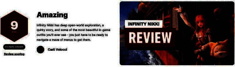 《无限暖暖》角色在废墟场景中探索，手持发光装置触发机关，背景有巨大齿轮缓缓转动，氛围神秘