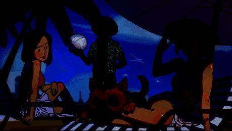 企微社群活动宣传图，展示中秋福利内容与联名周边实物图