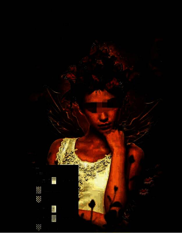 人物抠图细节放大图，边缘平滑无锯齿，发丝清晰