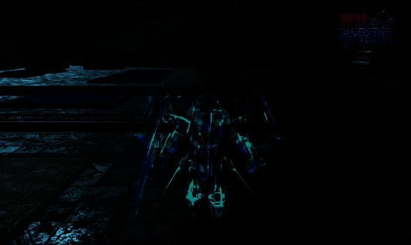 机体在后撤中开启海市蜃楼，身形逐渐融入背景