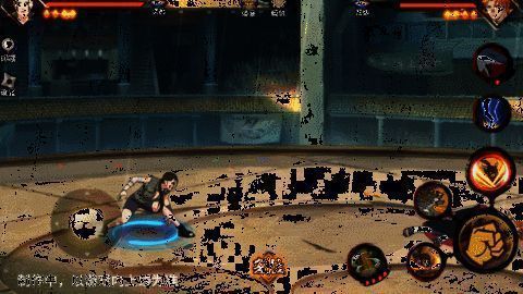 犬塚花在怒扑结束后召唤灰丸三兄弟从空中下砸，完成二次抓取