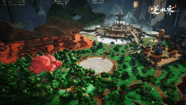 两名圆萌乐协同使用技能破解机关，配合队友成功逃脱BOSS追捕的精彩瞬间