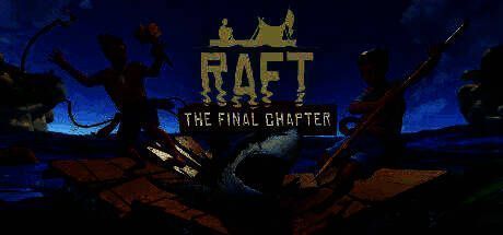 《船长漂流记》游戏主视觉图，一名玩家角色站在竹筏上望向远方的海平线，背景是辽阔的海洋与天空