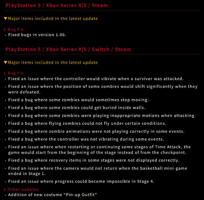 游戏中茱丽叶挥舞电锯与成群僵尸激烈战斗，画面充满动感特效与血色喷溅