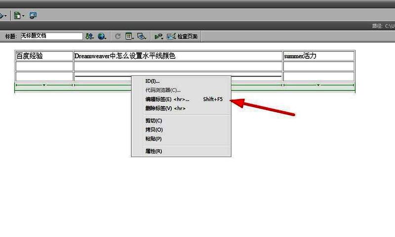 右键菜单中显示‘编辑标签’选项，旁边标注快捷键Shift+F5