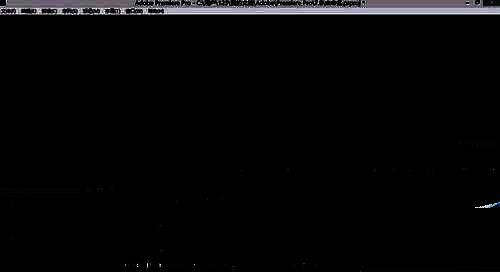 Premiere Pro CS6主界面，箭头指向编辑菜单中的首选项入口