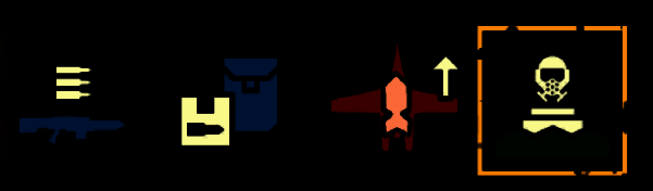 榴弹手枪发射榴弹命中地面，爆炸波及周围多只掠食虫