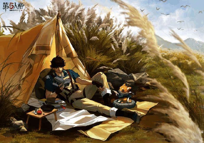 长春线下活动现场全景图，秋日阳光洒落，参与者在节气主题布景前合影留念