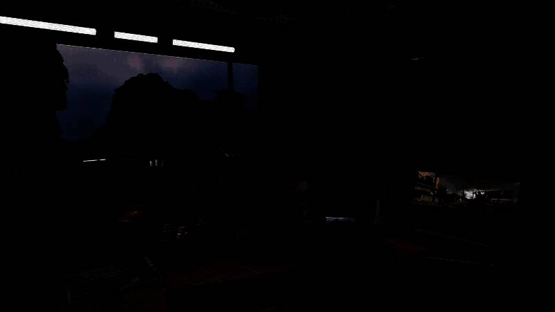 角色从运输机高空跳伞降落，视角俯瞰广阔战场地图，远处有多个交火点冒烟