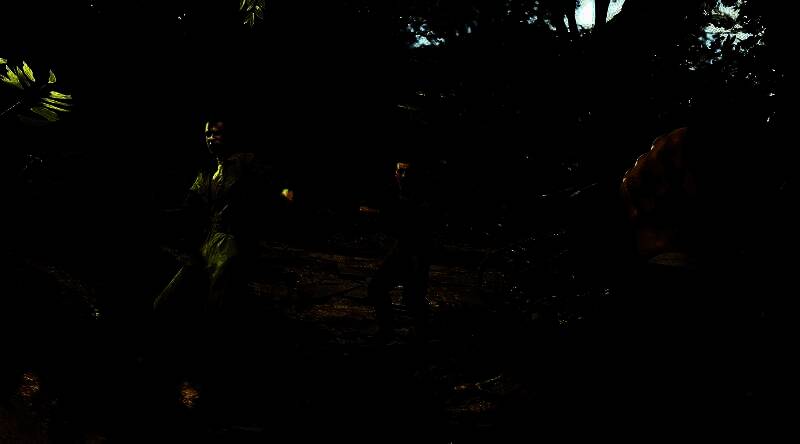 《夺宝奇兵：古老之圈》游戏实机画面，印第安纳·琼斯在古老遗迹中手持手枪前行，环境光影细腻逼真