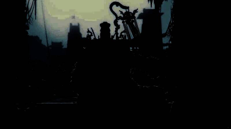 敌人设计极具想象力，一只由羽毛与骨骼组成的类人生物在废墟中爬行，散发不详气息