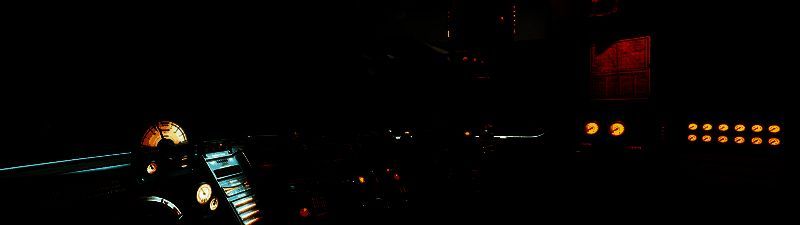 《PVKK》游戏界面展示，充满机械感的操作台布满按钮与仪表，背景为外星星空与来袭敌舰