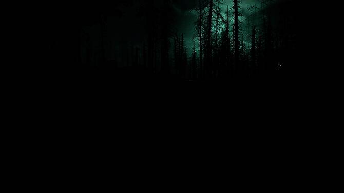 玩家在废墟中与变异怪物激烈对战，环境破败，光影效果极具压迫感