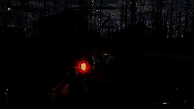 多名幸存者围坐在篝火旁交谈，背景是被藤蔓覆盖的废弃核电站