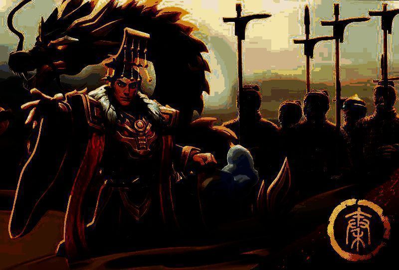 联盟排行榜界面展示，顶部显示‘大秦王朝’头像框样式，下方为联盟排名与积分